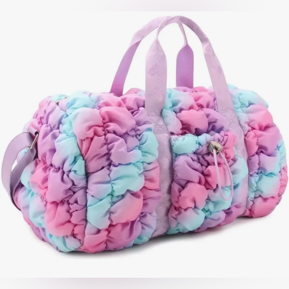 Miss Gwens OMG accessories Quilted Scrunchies Ombré Large- NWT